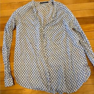 Women’s Scotch & Soda Blue Patterned Shirt